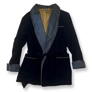 Hart Schaffer Marx Velvet Smoking Jacket one size